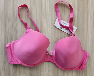 Triumph Tell Me Whum Bügel Multiway Halbschale Push Up BH Pink 1002 32D
