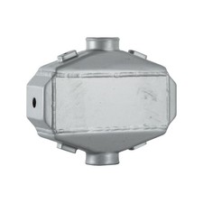 Water To Air Intercooler Universal All Aluminum 2.5 Air Inlet Outlet 9.25x9x3.5 Water To Air Intercooler Universal All Aluminum 2.5 Air Inlet Outlet 9.25x9x3.5