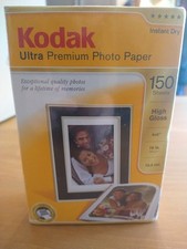 Kodak 4" x 6" Ultra Premium Photo Paper High Gloss 150 Sheets Instant dry New