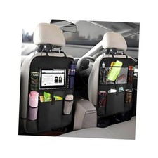 2 PCS Car Backseat Organizer, Heavy Duty Seat Back Storage Bag Large Pocket