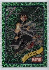 2025 Topps Chrome Marvel Comics Hulk Green Lazer Refractor 16/99 Echo #14 0rb9