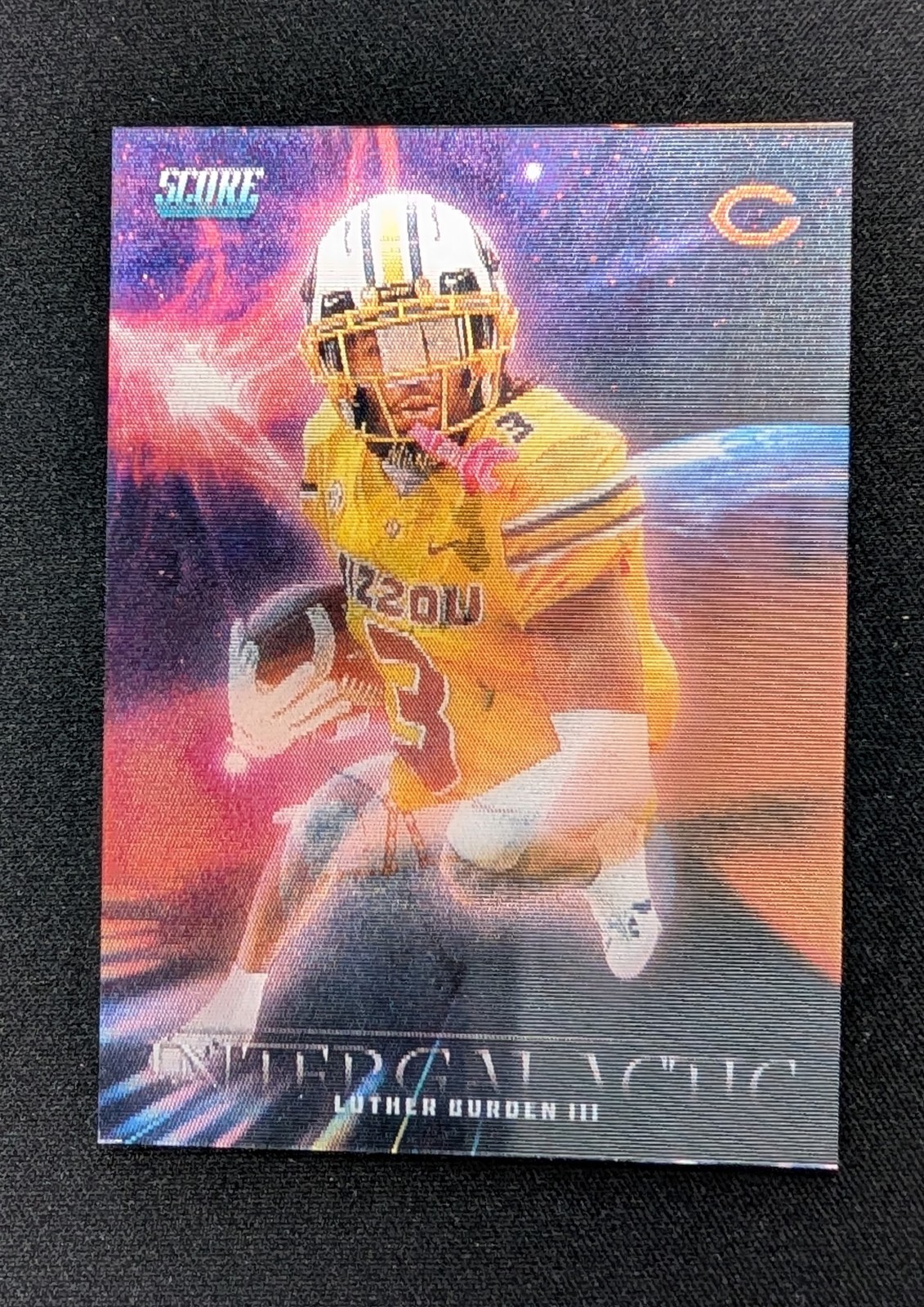 Luther Burden III 2025 Score #3 Intergalactic SSP Chicago Bears Case Hit