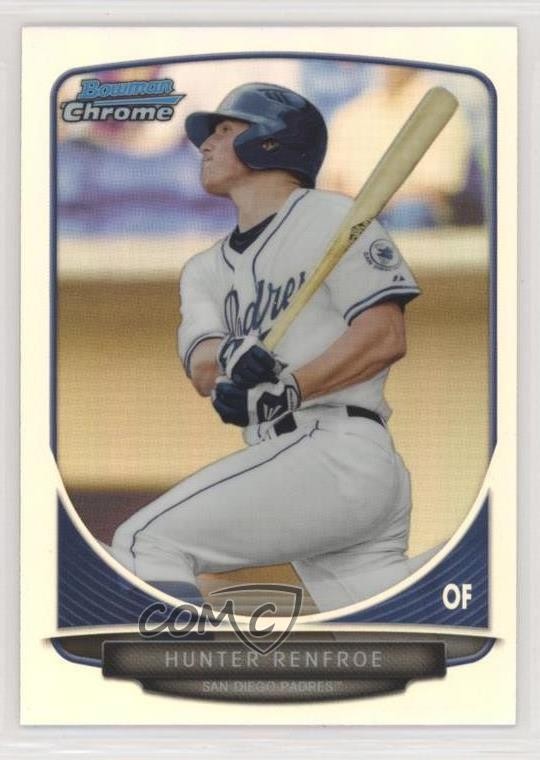 2013 Bowman Draft Draft Picks Chrome Refractor Hunter Renfroe #BDPP16 2ot