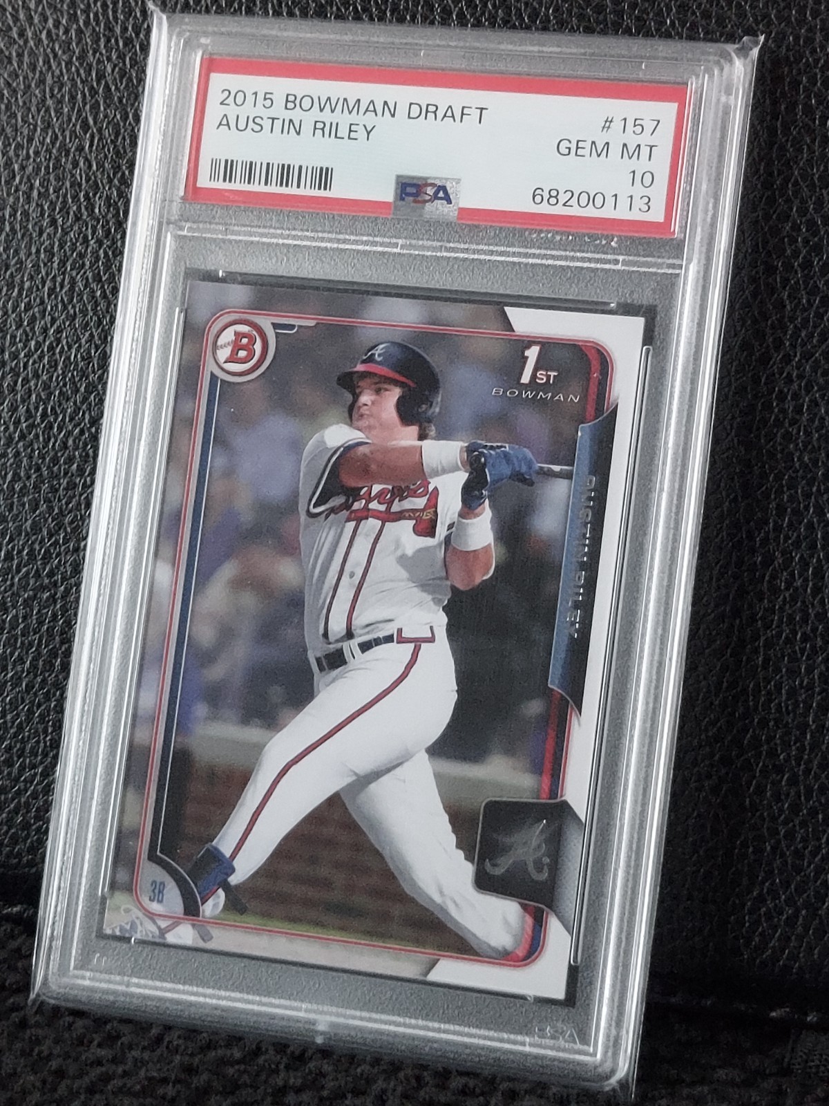 2015 Bowman Draft #157 Austin Riley PSA 10 Gem Mint Braves Rookie