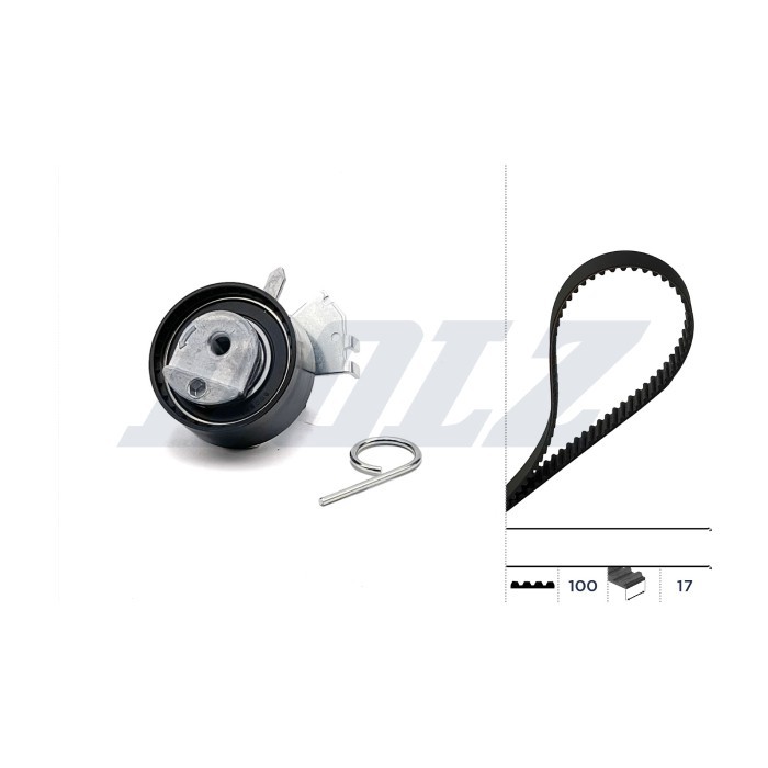 Kit de distribution synchrone pour Citroën C2 mécanique fluide et durable 0831.85
