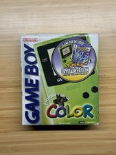 Unused Nintendo GameBoy Color Pokemon Crystal Limited Edition Kiwi Green No Game