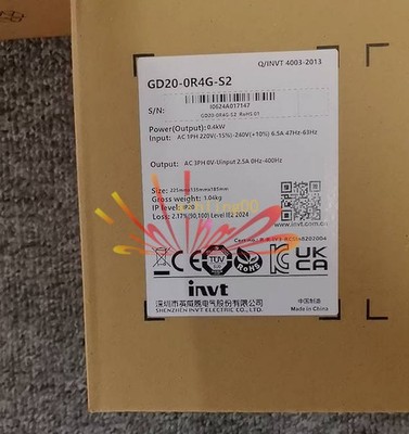 1PCS INVT Inverter GD20-0R4G-S2 220V/0.4KW New
