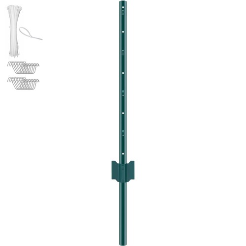 3ft Sign Post 3Ft Fence Post, 10 Pack U-Channel Metal Stakes, Durable Steel Posts ...