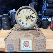 Time works Berkeley California Made In USA Round Table Clock BRAND NEW ⭐️