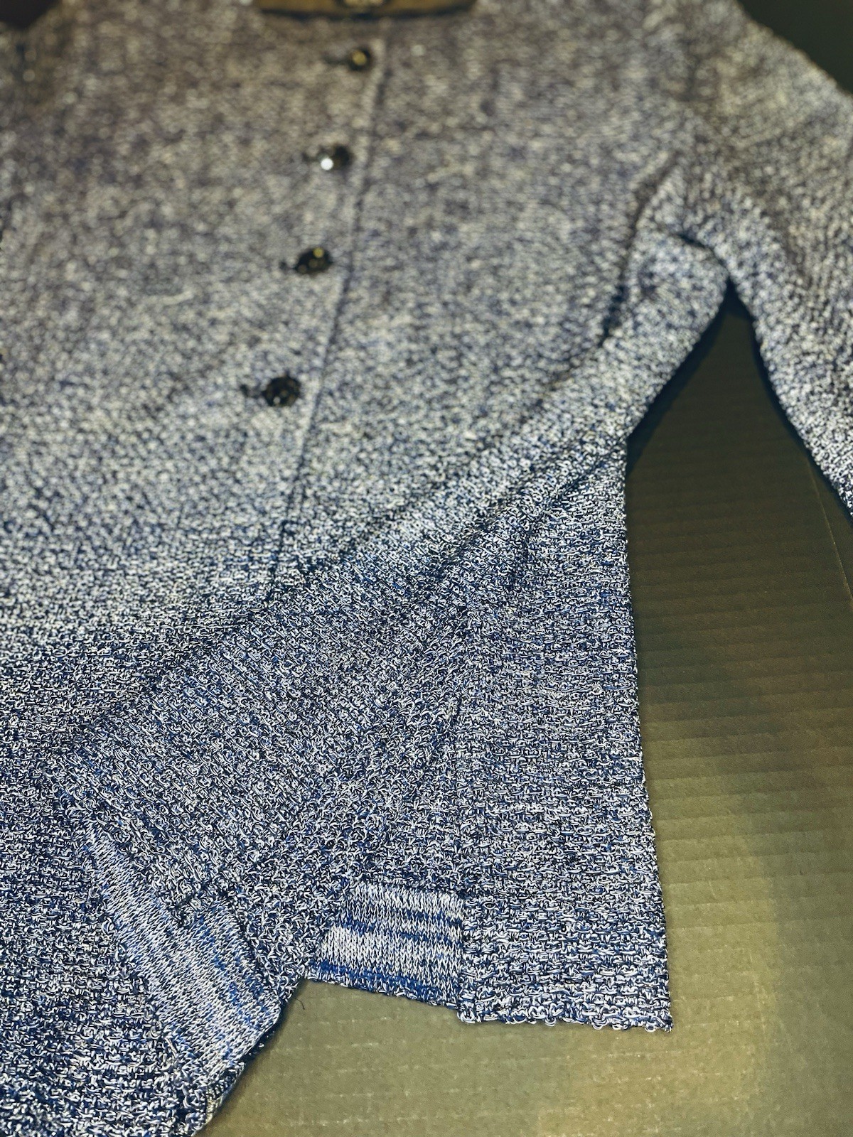 Misook L Metallicized Thread Jacket Evening Jacke… - image 10