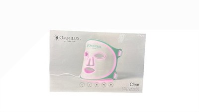 Omnilux Clear LED Light Therapy Face Mask Acne Red Blue Light