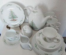 Kaiser Domino 683  Kaffeeservice Weihnachtsgeschirr Tannenbaum für 6 Personen