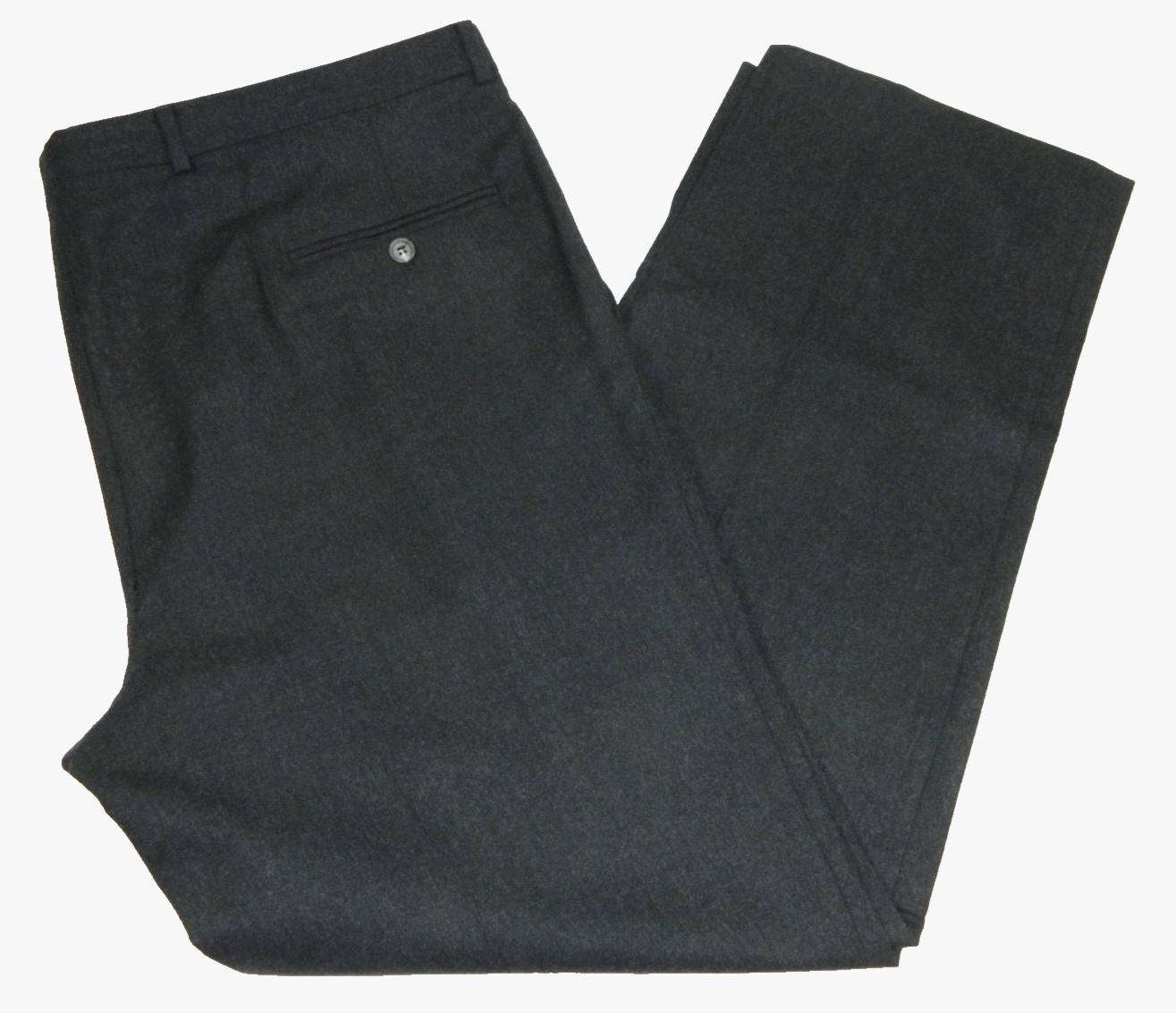 Men's Dress Pants Saks Fifth Avenue Gray Winter Wool Tag 38 measured size 38x31