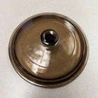Vintage Pyrex P81C Corning Ware Visions Amber Glass Lid Only For .5L Sauce Pan
