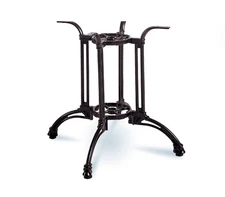 Bologna 4 Grand Dining Table Base - Indoor/Outdoor Powder Aluminum NIB Umbrella