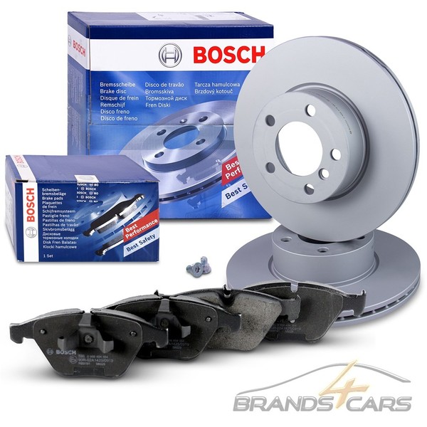 Bosch Bremsscheiben +BremsbelÄGe Satz Vorne FÜR BMW 3-ER E90 E91 E92 E93 X1 E84-image