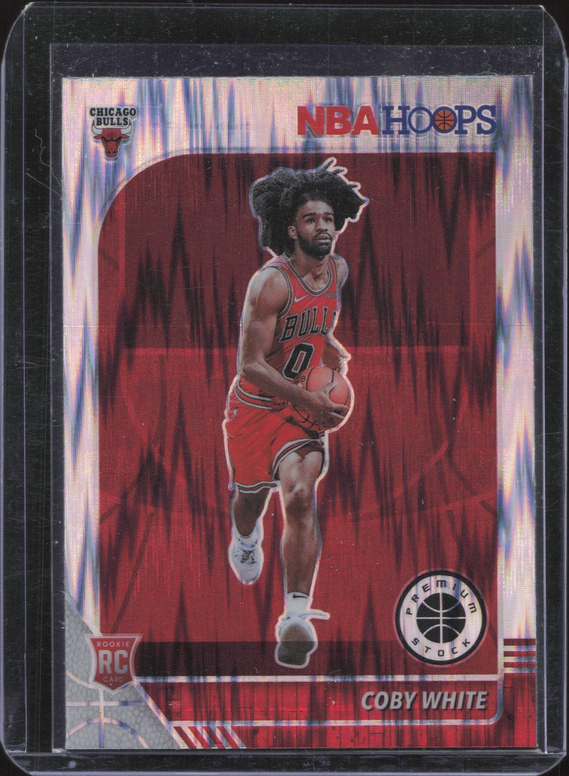 2019-20 Hoops Premium Stock #204 Coby White Prizms Flash