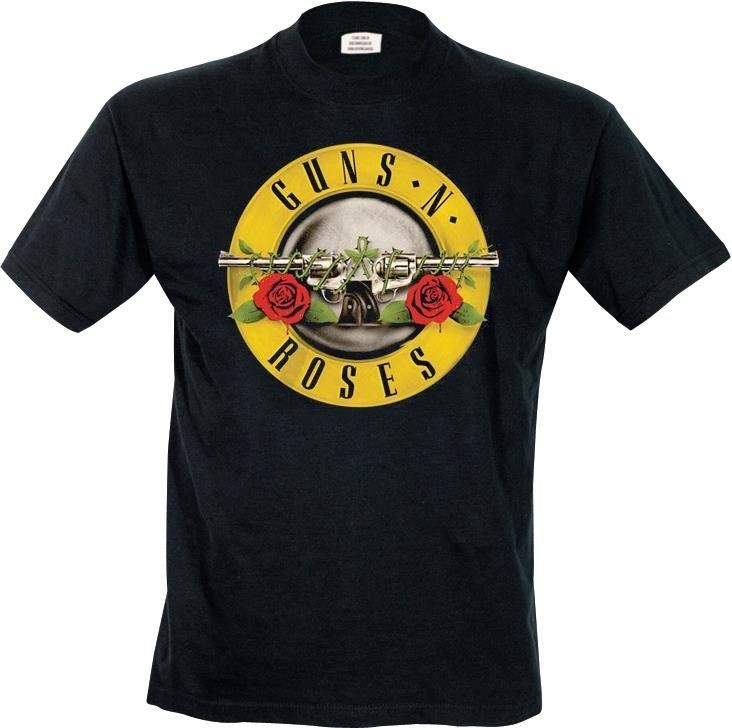 Abbigliamento Guns N' Roses: Rock Off - Classic Logo (T-Shirt Unisex Tg. L)