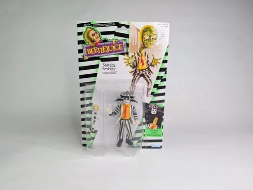 Vintage Kenner 1989 Showtime Beetlejuice With Rotten Rattler Figure Mint NEW!!