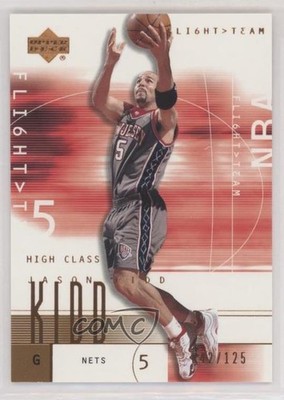 2001-02 Upper Deck Flight Team Copper 42/125 Jason Kidd #18 HOF s7f