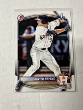 Xavier Neyens RC 2025 Bowman Draft #BD2 Astros 1st Bowman 1st Round Pick