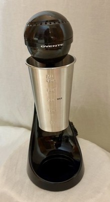 Ovente 2-Speed Classic Milkshake Maker  15.2-ounce stainless steel mixing cup