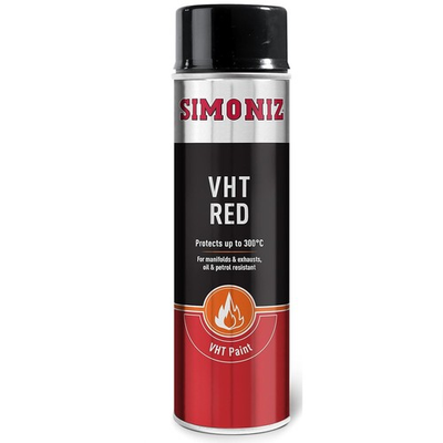 #ad Simoniz VHT Paint 500ml Red Aerosol Spray for Car Engine Exhaust Calipers GBP 10.99
