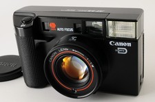 NEAR MINT Canon AF35ML QD Black Point Shoot 35mm Film Camera From JAPAN