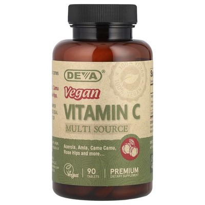 Vegan Vitamin C, Multi Source, 90 Tablets