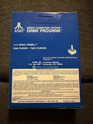 NOTICE VIDEO PINBALL N° 4 -- pour ATARI - MANUEL INSTRUCTION - BOOKLET