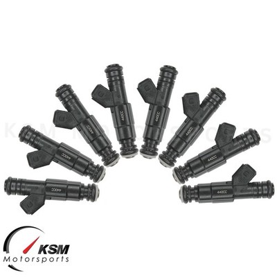 8 x EV6 Kraftstoff-Einspritzdüsen 440cc 42lb/hr EV1 Stecker für LS1 LS2