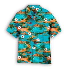 Vintage Summer Hawaii Palm Tree Island Hawaiian Shirt