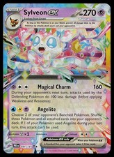 Carta Pokemon Evoluzioni Prismatiche Sylveon ex 041/131 Doppia Rara