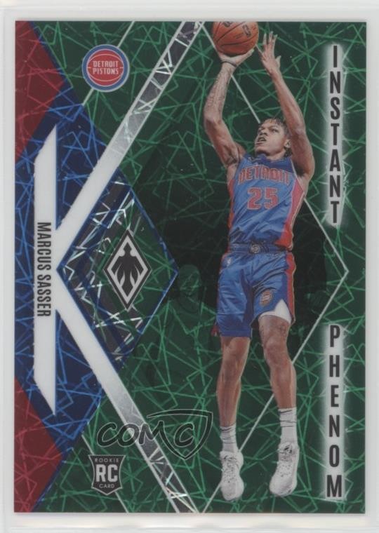 2023 Panini Phoenix Instant Phenom Green Lazer /175 Marcus Sasser Rookie RC 06p8