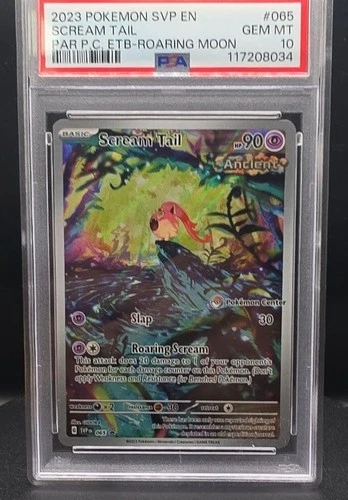 2023 POKEMON SVP EN-SV BLACK STAR PROMO #065 SCREAM TAIL PAR PC PSA 10