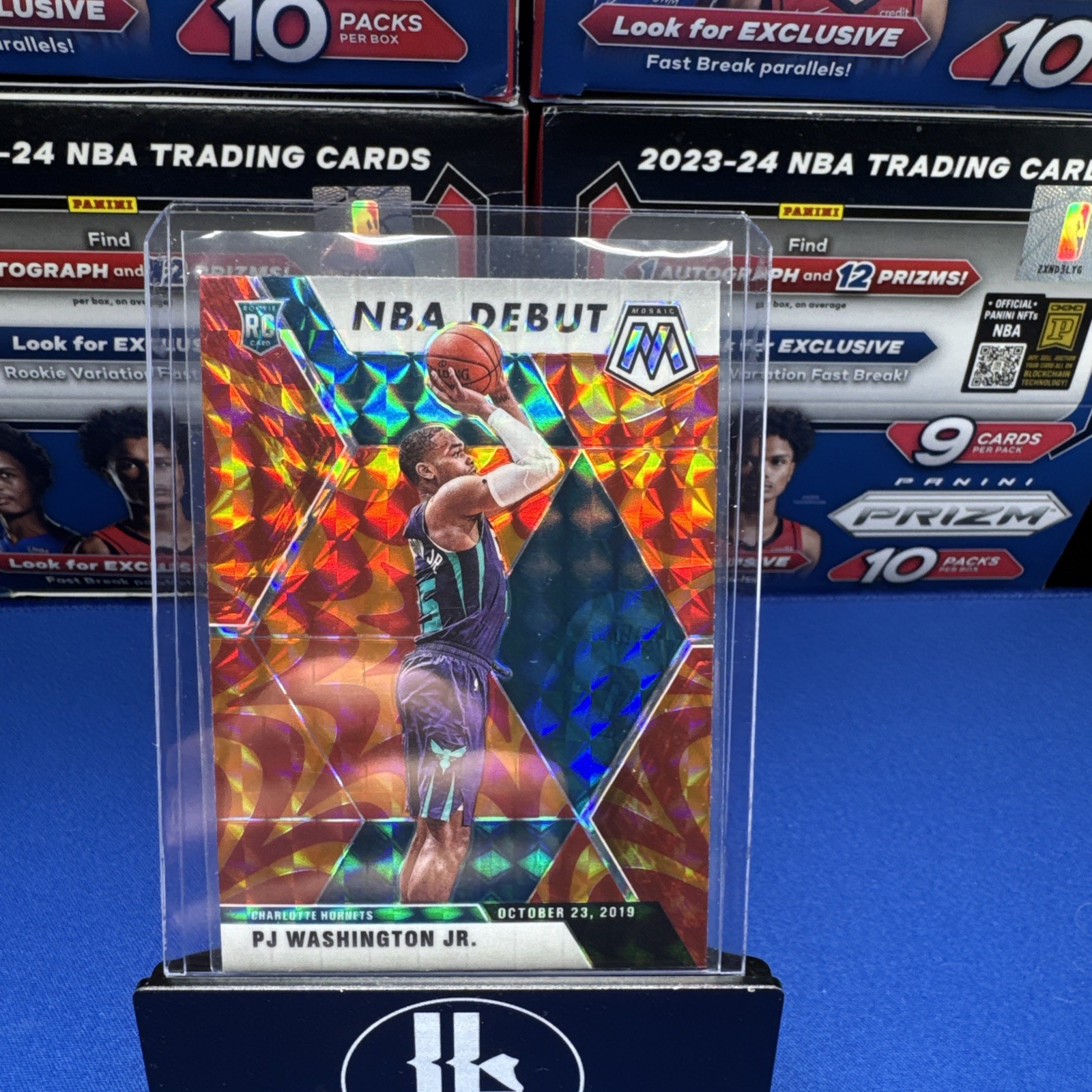 2019-20 Panini Mosaic - NBA Debut PJ Washington Jr. #278 Reactive Orange RC