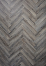 Grey Oak Herringbone Vinyl LVT Click Fit Flooring 3.9 Sq Metre (2 Boxes A & B)
