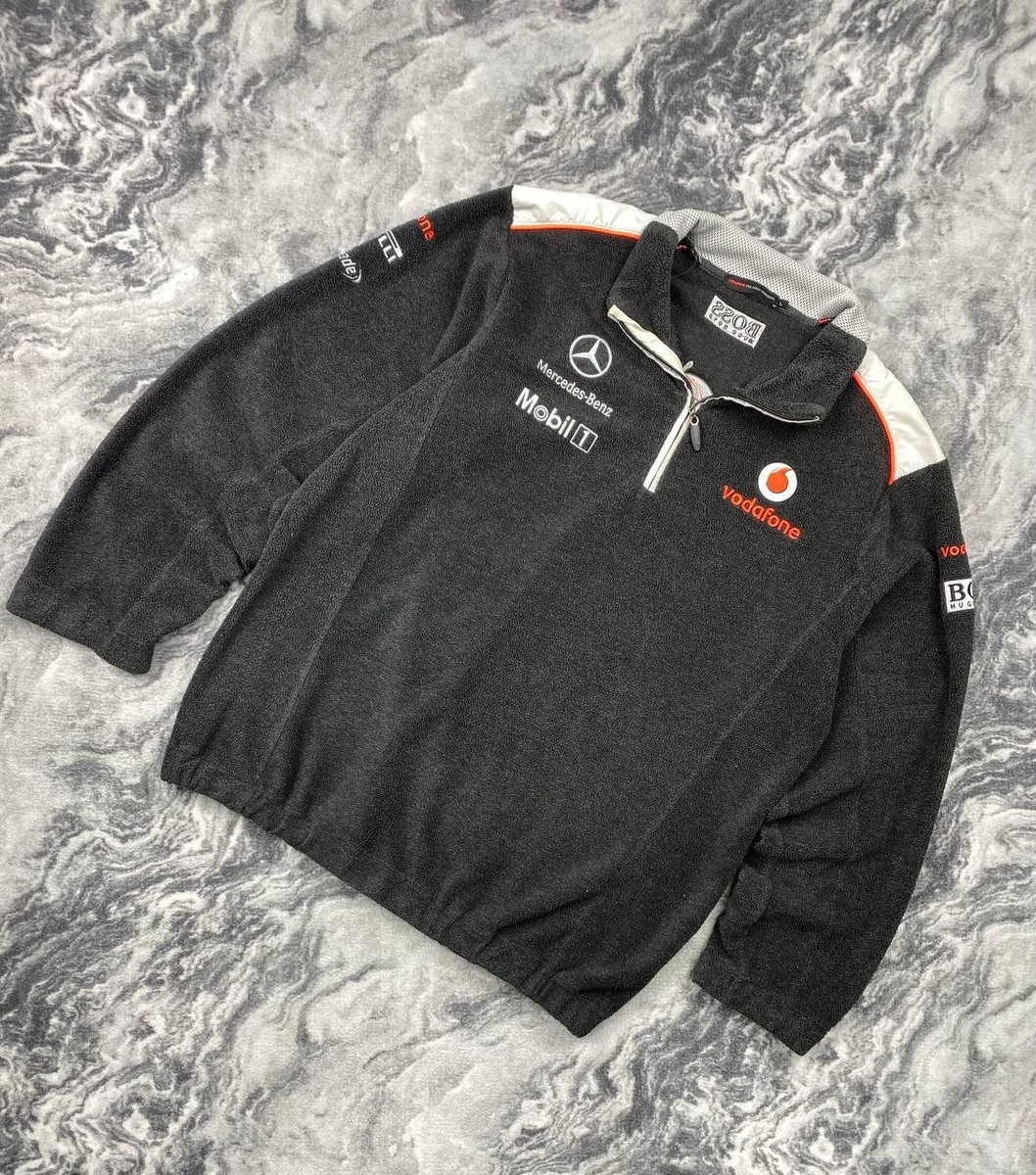 Mercedes-Benz McLaren Vodafone Hugo Boss F1 Fleece Jacket Men Size