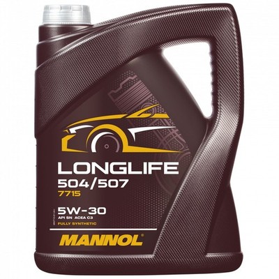5L Mannol Longlife Öl 5W-30 Motoröl VW 504.00 507.00 BMW LL-04 MB 229.51