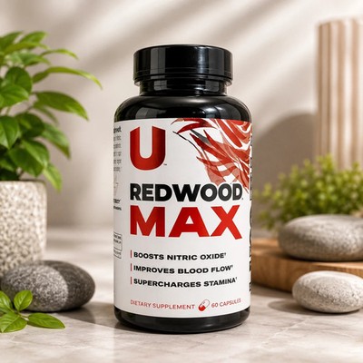 UMZU Redwood MAX 60 Capsules | Boost Nitric Oxide, Blood Flow & Stamina