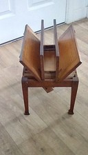 small extendable unique hinged fold / drop / slide leaf table