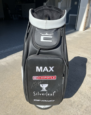 Max Homa - Cobra & Chipotle colab Vessel Cart Golf Bag - PGA Events Used 