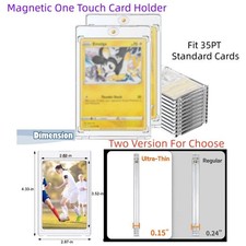 5/25/50/100/200/400Pack Magnetic Magnetische Kartenh&uuml;llen f&uuml;r 35pt Sports TCG