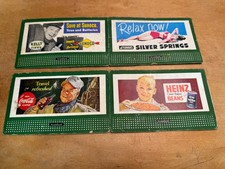 Lot Of 4 Lionel Trains Billboards Original Advertising With Rare Silver Springs