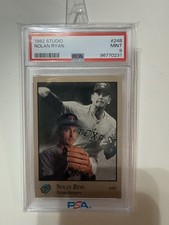 Leaf 1992 Studio Nolan Ryan Texas Rangers #248 PSA 9 Baseball Card