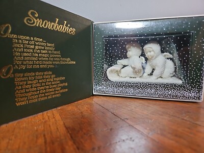 Snow Babies DEPT 56 Winter Tales  ''DOWN THE HILL WE GO''