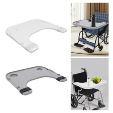 Two Colors Select Adjustable Wheelchair Lap Tray 80kg Load Wheelchair Table ABS