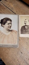 Antique rare Cabinet Photo Mr & Mrs Grover Cleveland President First Lady Clara