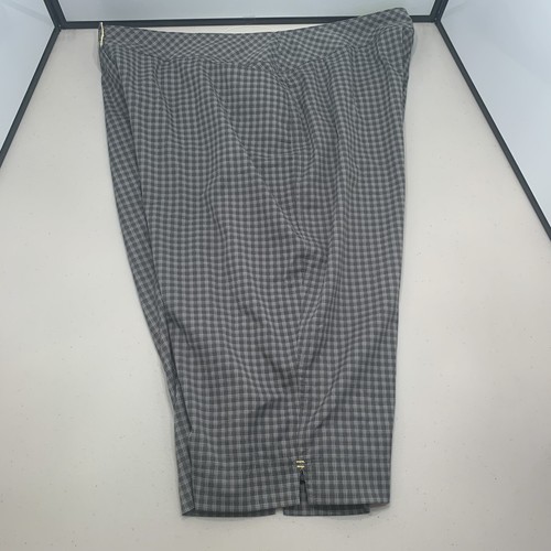 Tail Tech Shorts Adult 18 Gray Check Zipper Pocket Women - Picture 3 of 9