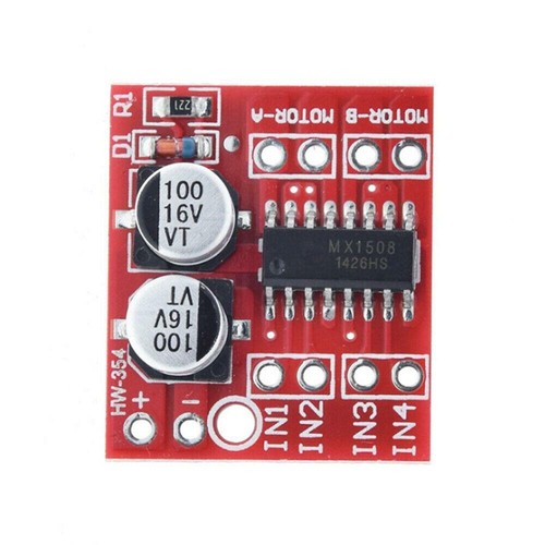 Módulo de accionamiento de motor de CC L298 L298 L298 L298N de doble puente MX1508 de 2 vías 1,5A velocidad PWM - Imagen 7 de 11